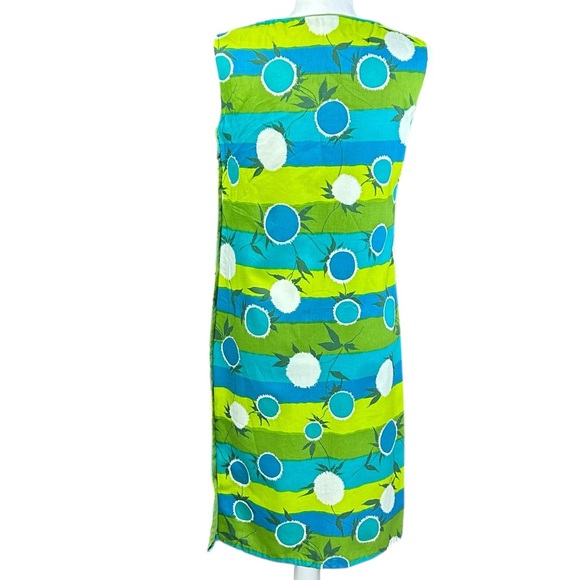 60's Princess Peggy Solartogs Shift Dress M Mod Side Buttons Vintage - Picture 5 of 11